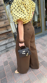 Afbeelding in Gallery-weergave laden, Blouse/ polkadot/geel
