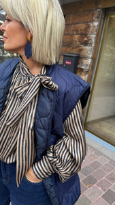 Bodywarmer/ blauw/ANNA