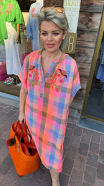 Afbeelding in Gallery-weergave laden, Jurk ruit/JANA
