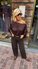 Afbeelding in Gallery-weergave laden, Satinlook blouse/ GIA
