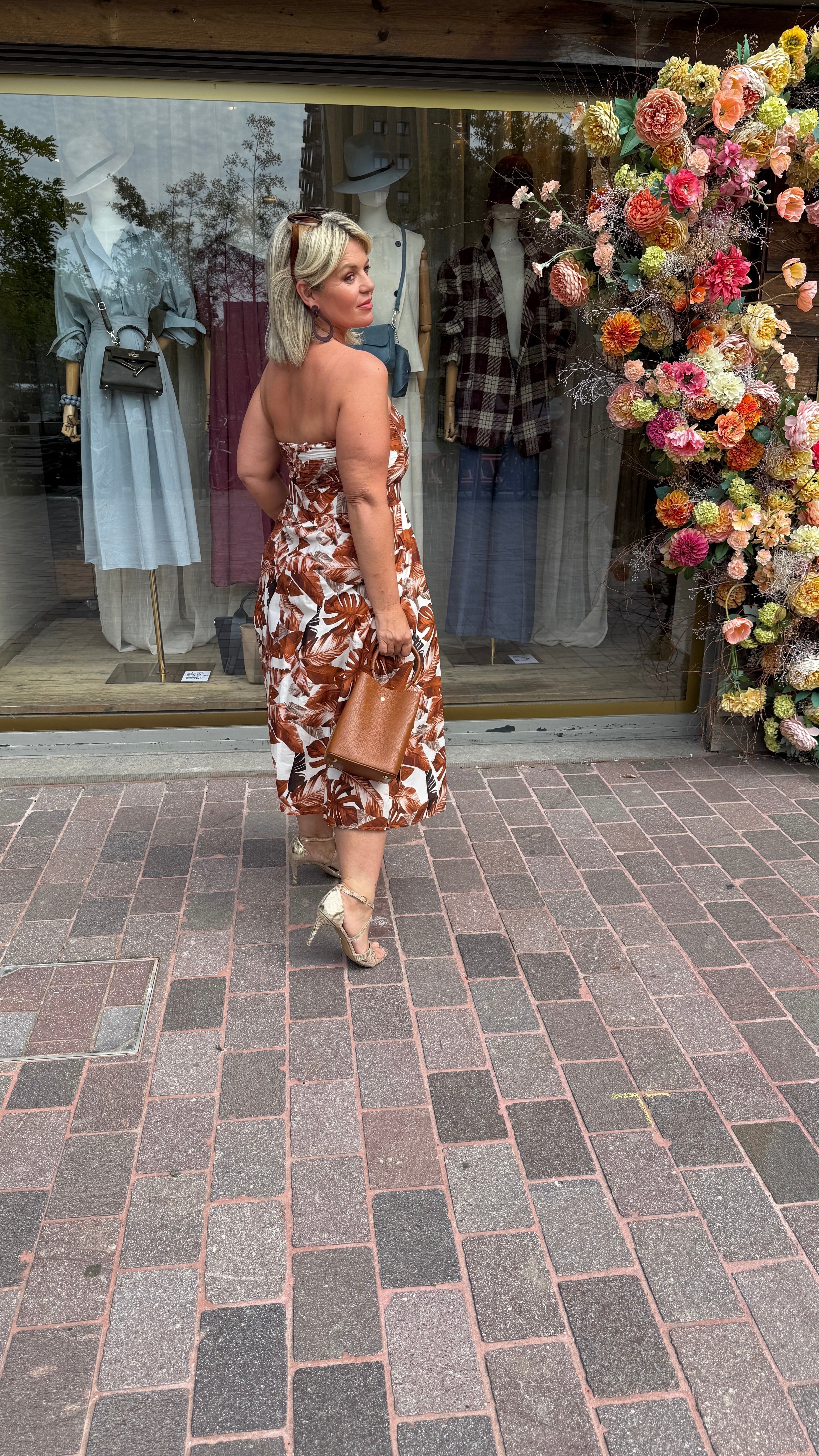 Strapless jurk/LINA