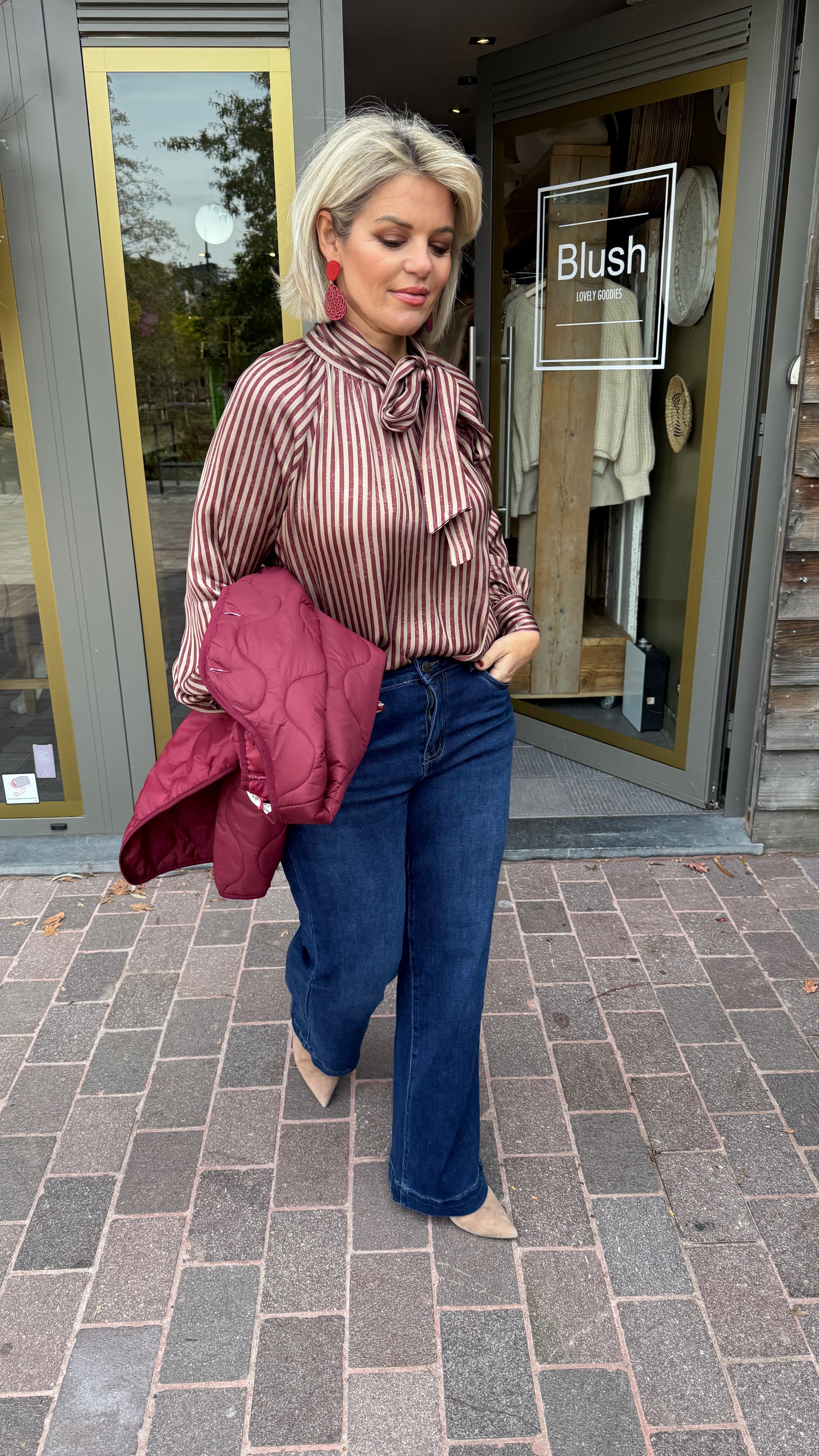 Bodywarmer/ bordeaux/ ANNA