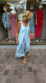 Afbeelding in Gallery-weergave laden, Jurk/ tencel/ jeanslook/AMY
