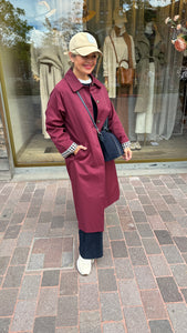 Trenchcoat bordeaux/LOUISE
