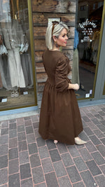 Afbeelding in Gallery-weergave laden, Jurk/ bruin/ Lore
