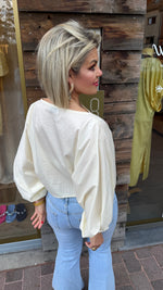 Afbeelding in Gallery-weergave laden, Blouse/vlindermouw/ JUSTINE
