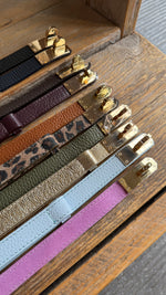 Afbeelding in Gallery-weergave laden, Lederen riem/ JUSTINE
