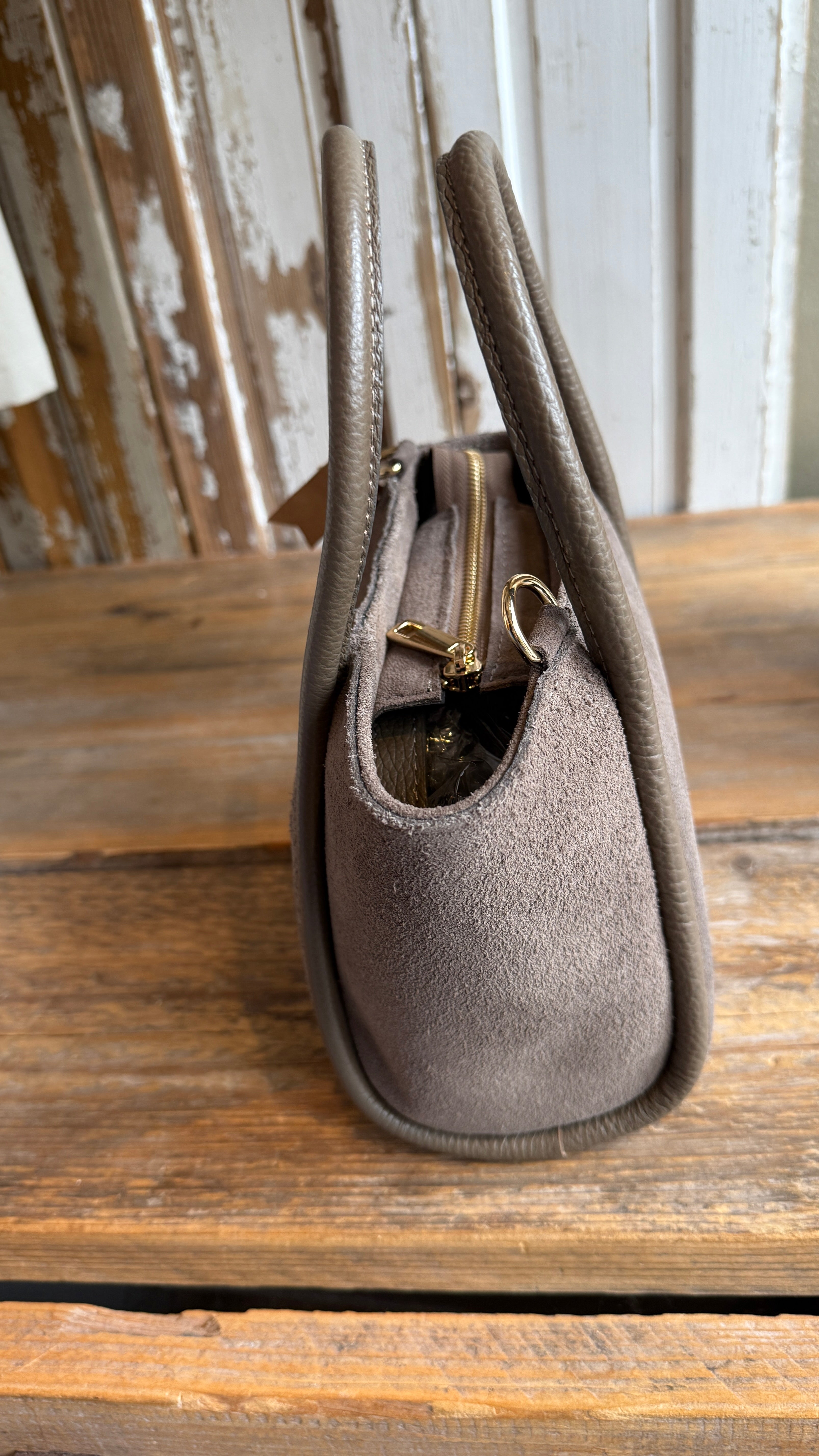 Tas suède/ taupe/ANNIE