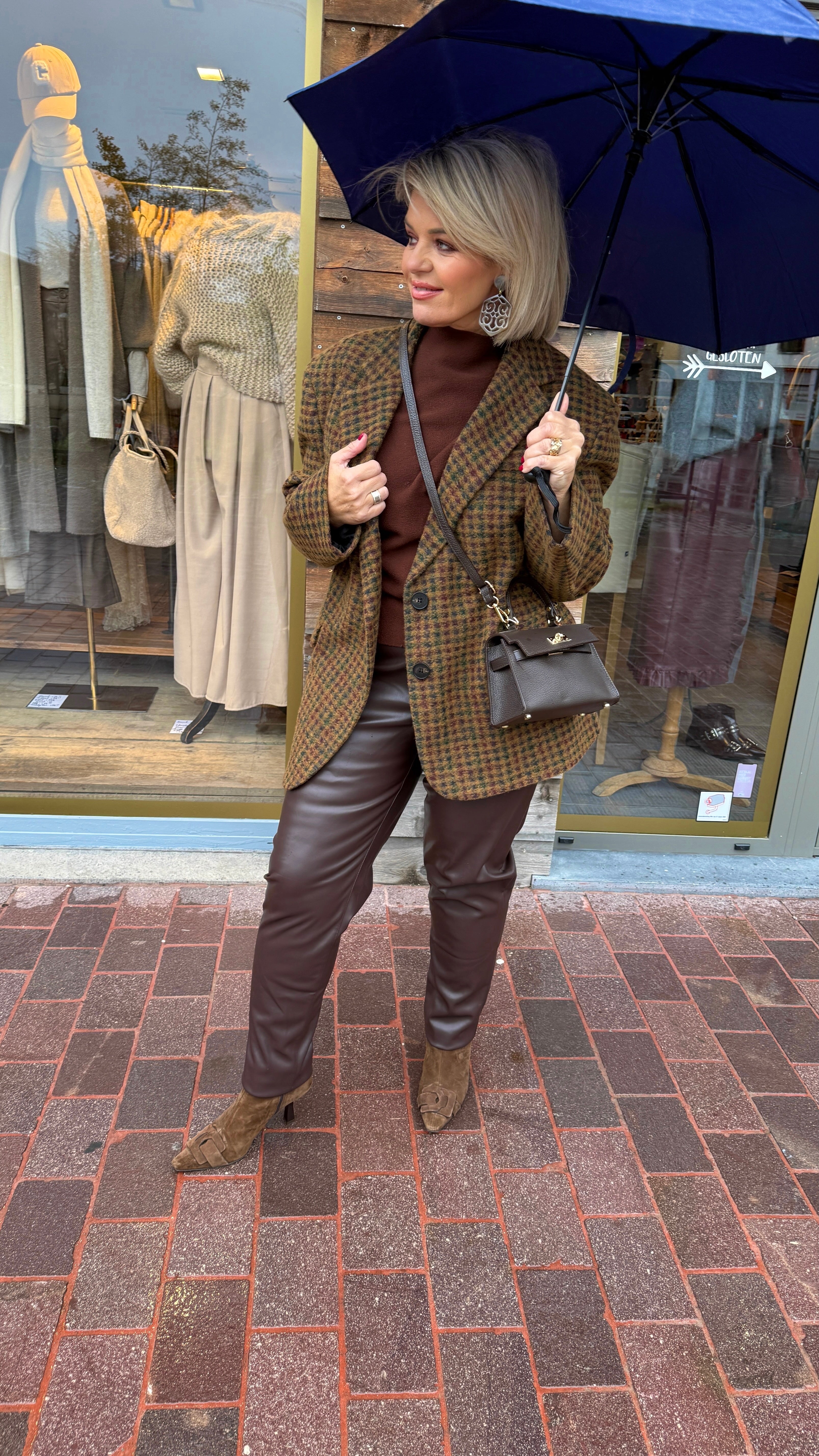 Blazer/ ruit/ VINCENZA