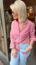 Afbeelding in Gallery-weergave laden, Hemd/ ruit/ rood/ DELPHI
