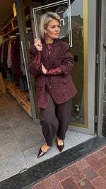 Afbeelding in Gallery-weergave laden, Barrel broek/ bruin/ MAYA.
