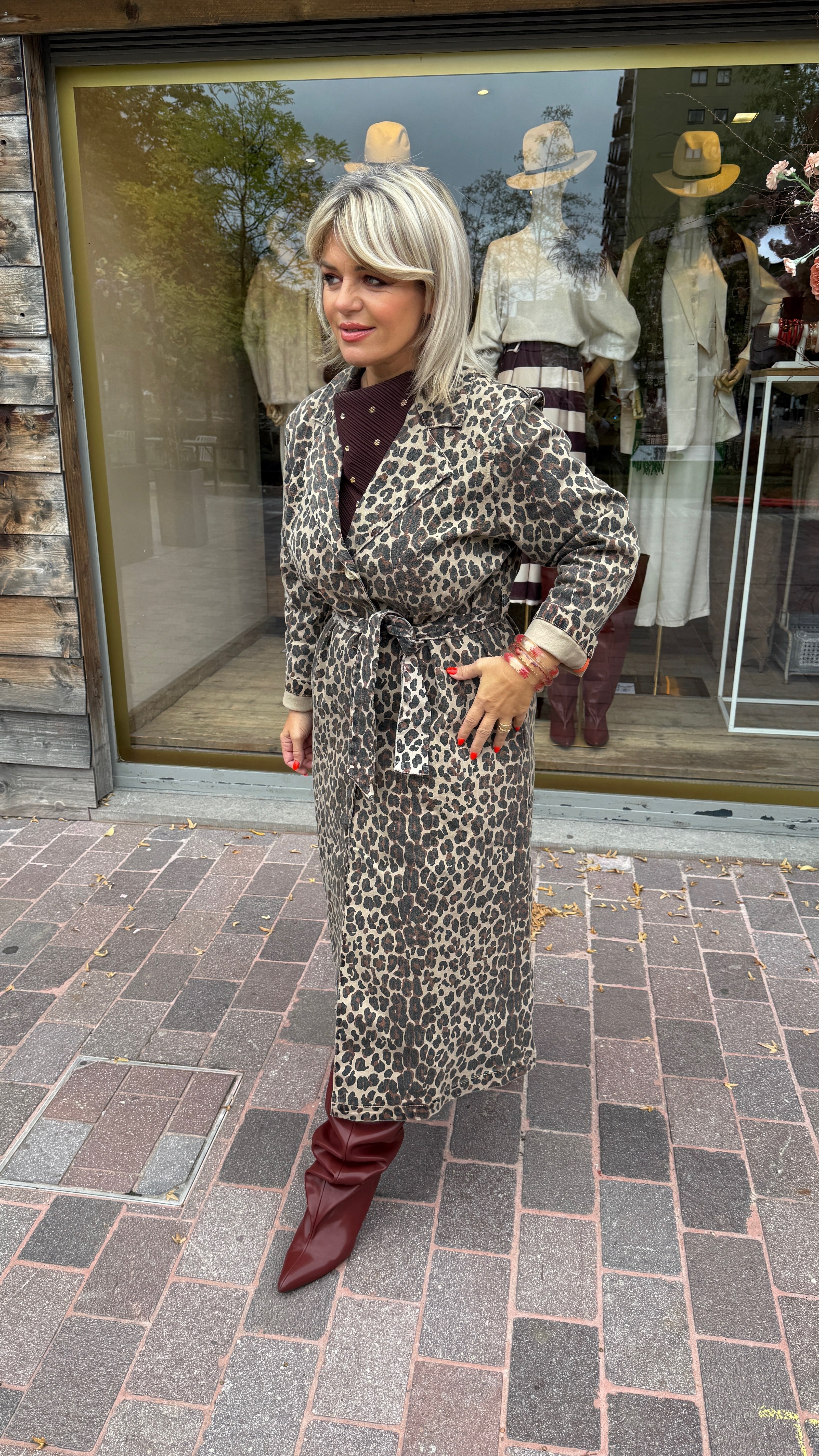 Trenchcoat/ leopard/ NFD