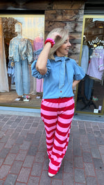 Afbeelding in Gallery-weergave laden, Broek streep/ JULIE
