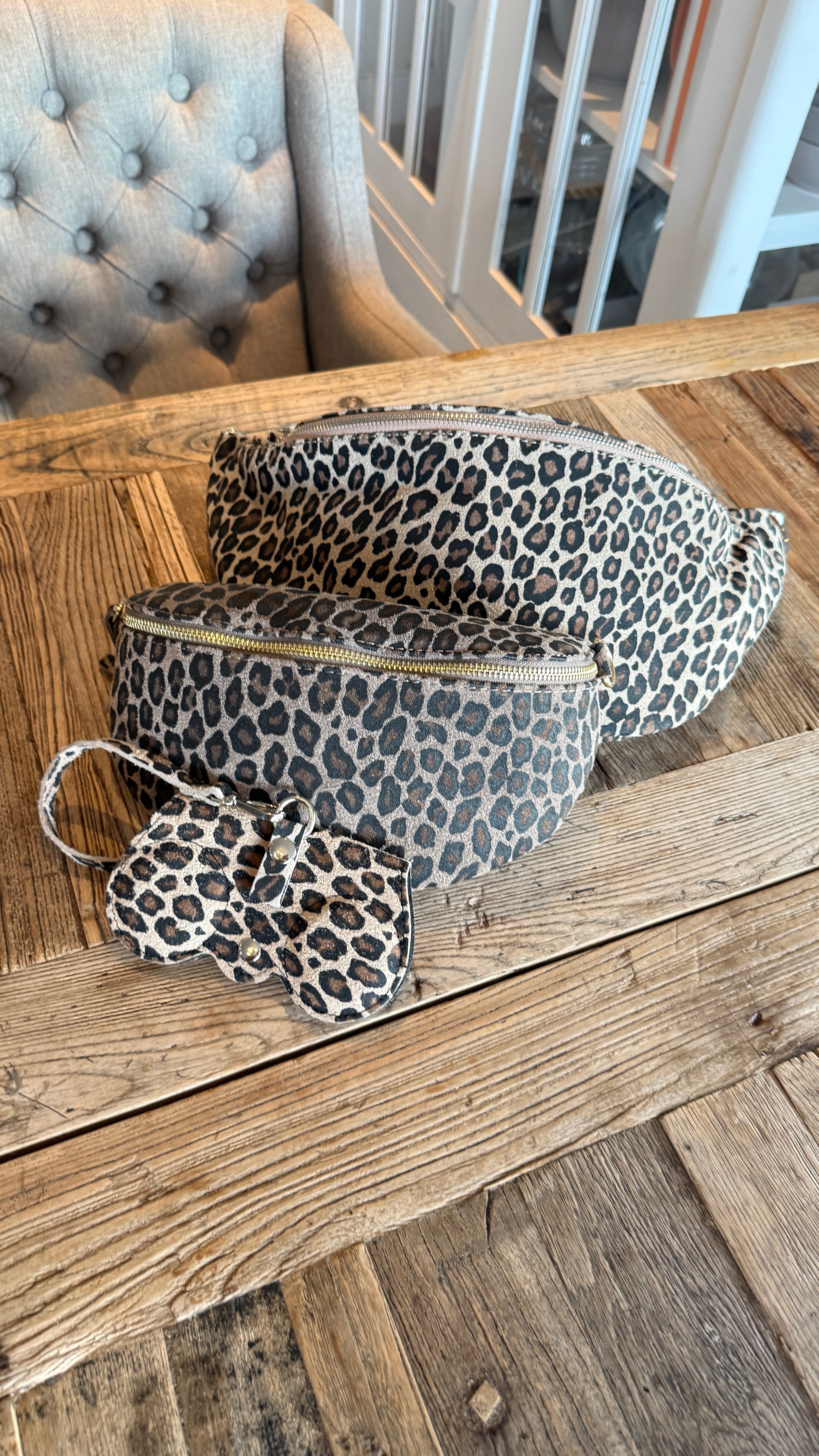 Crossbody tas leopard/ MAXI