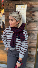 Afbeelding in Gallery-weergave laden, Cardigan streep/ MARIËTTE
