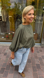Afbeelding in Gallery-weergave laden, Blouse/ vlindermouw
