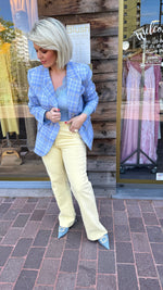 Afbeelding in Gallery-weergave laden, Blazer ruit/JUSTINE
