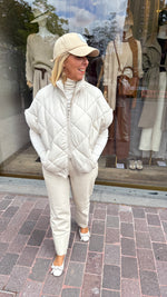Afbeelding in Gallery-weergave laden, Bodywarmer/champagne/MEI-LI
