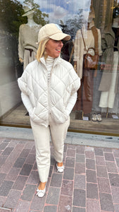 Bodywarmer/champagne/MEI-LI