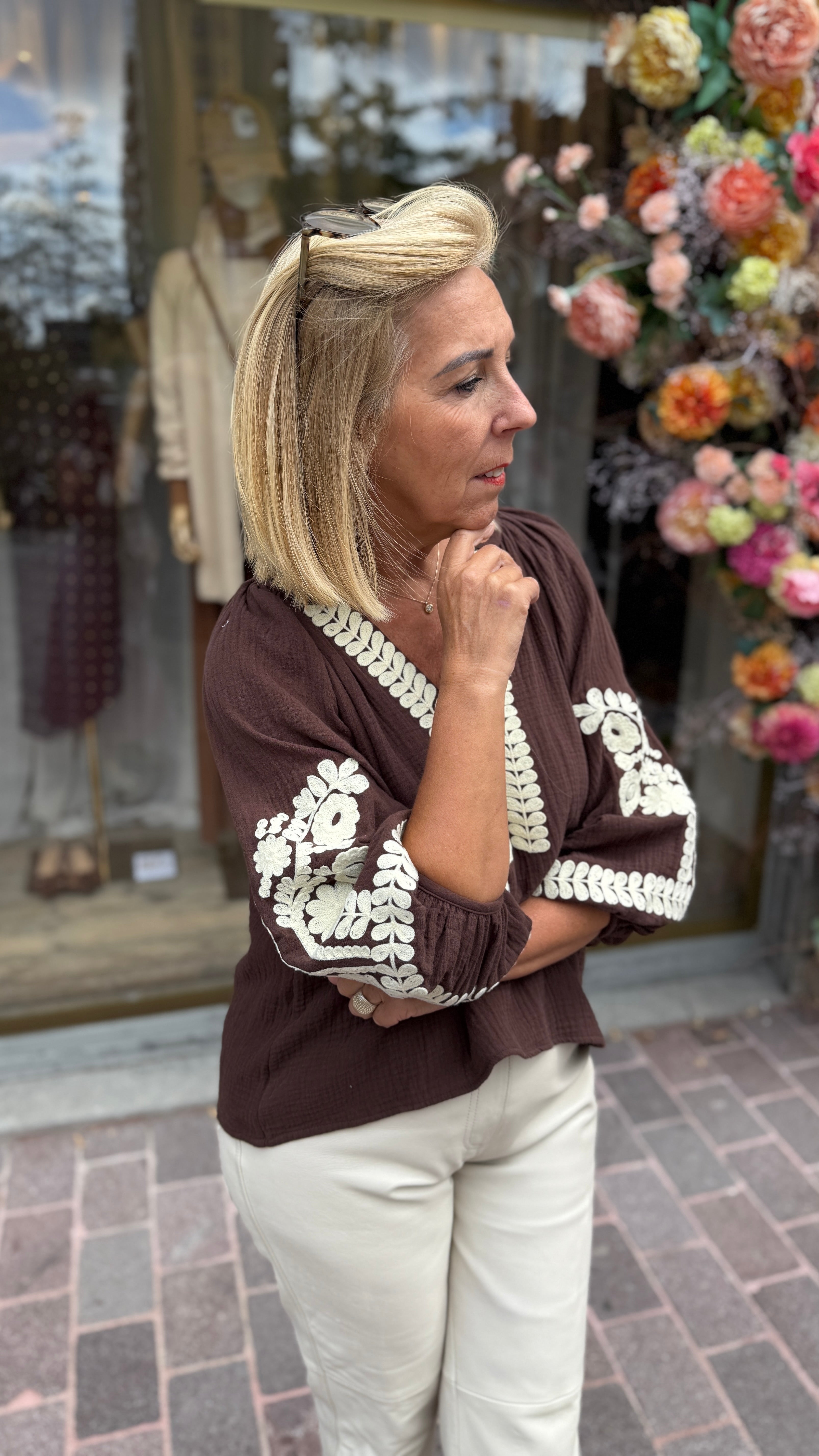 Blouse/ print/EMMA