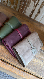 Afbeelding in Gallery-weergave laden, Lederen clutch/ HILDY
