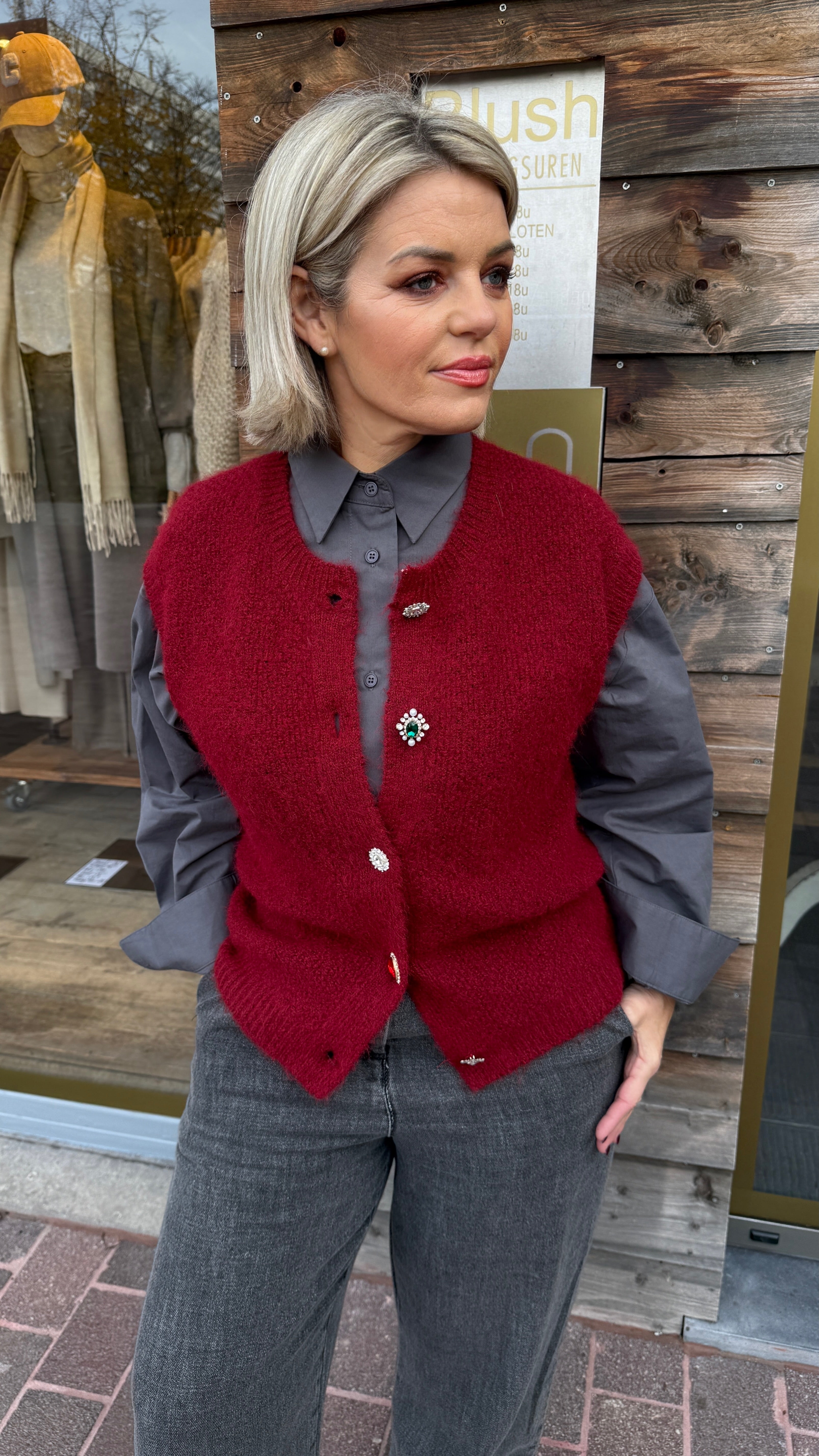 Vest/ knoop/ JASMINE