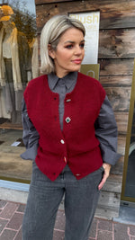 Afbeelding in Gallery-weergave laden, Vest/ knoop/ JASMINE
