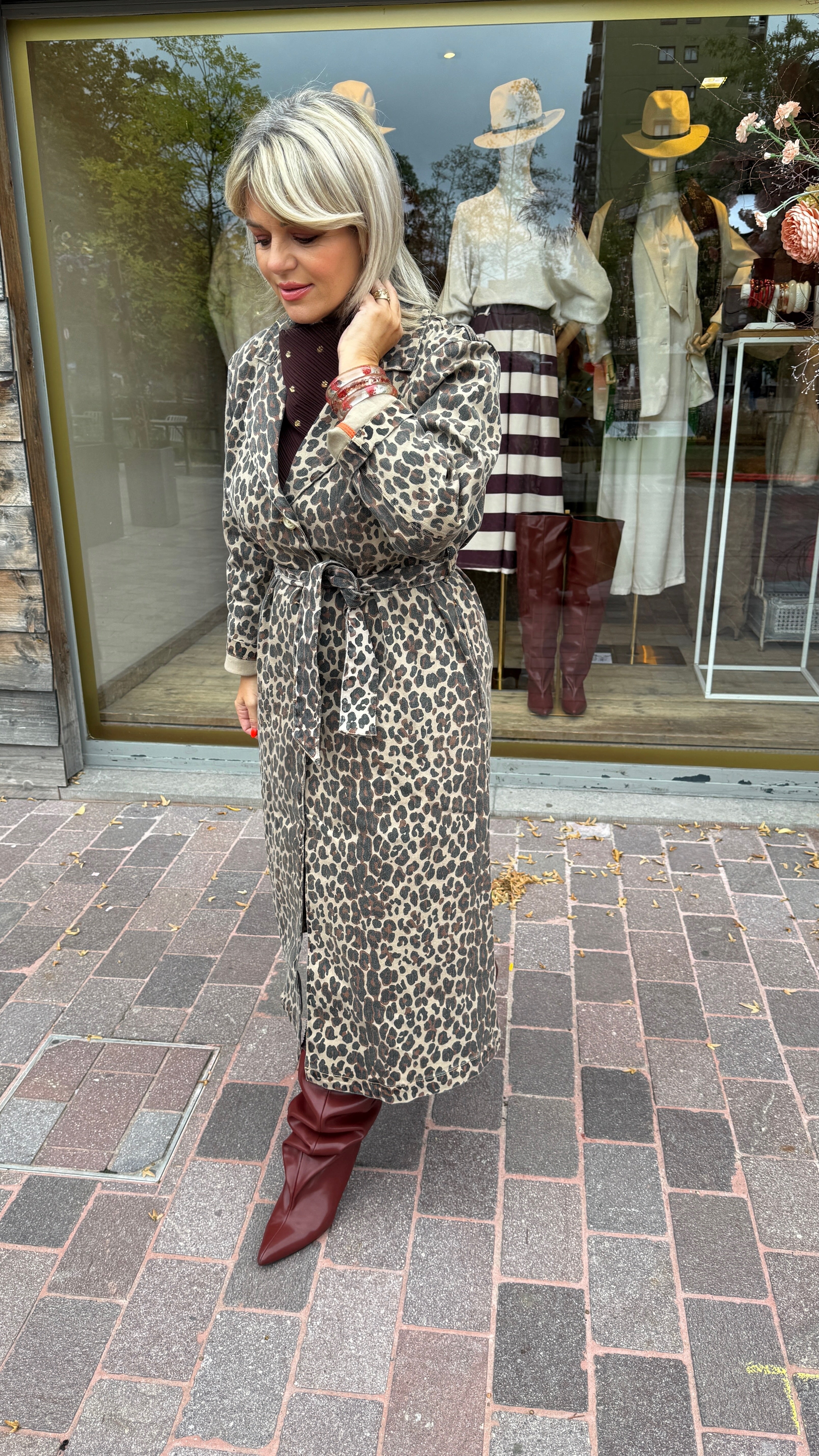 Trenchcoat/ leopard/ NFD
