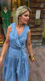 Afbeelding in Gallery-weergave laden, Jeansjurk/ roesel/LIEN
