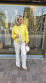 Afbeelding in Gallery-weergave laden, Vest/ streep/geel/MILOU
