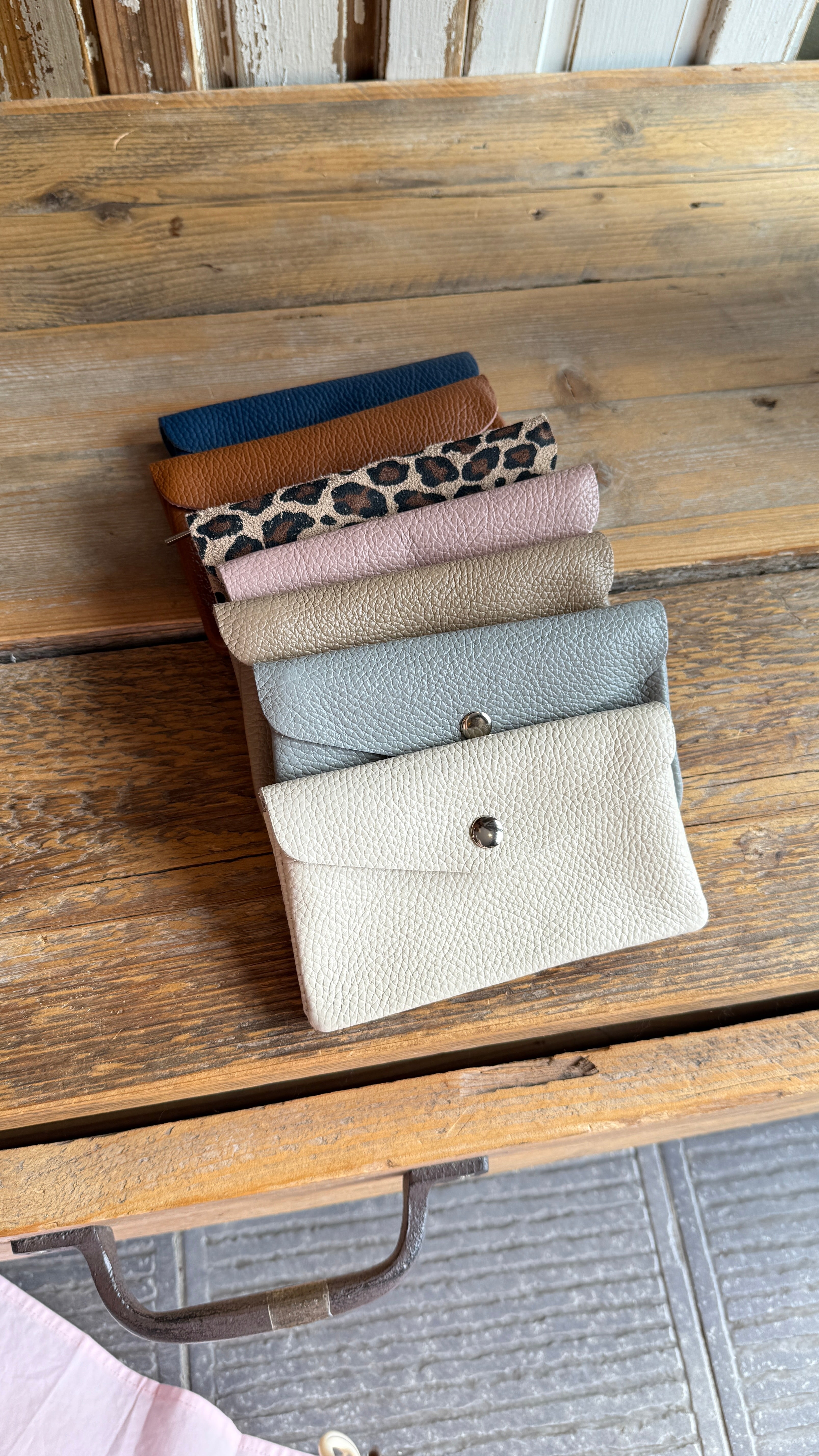 Portemonnee/ leder/ PETE