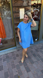 Afbeelding in Gallery-weergave laden, Jurk / blauw/ NORAH
