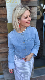 Afbeelding in Gallery-weergave laden, Jeansjas/ lichtblauw/ SIENNA
