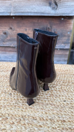 Afbeelding in Gallery-weergave laden, Lederen laars/ bruin/RIANNA
