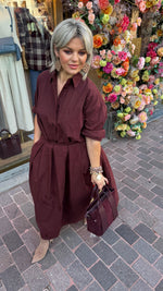 Afbeelding in Gallery-weergave laden, Rok /GEORGETTE/ MARRON
