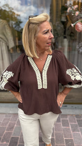 Blouse/ print/EMMA