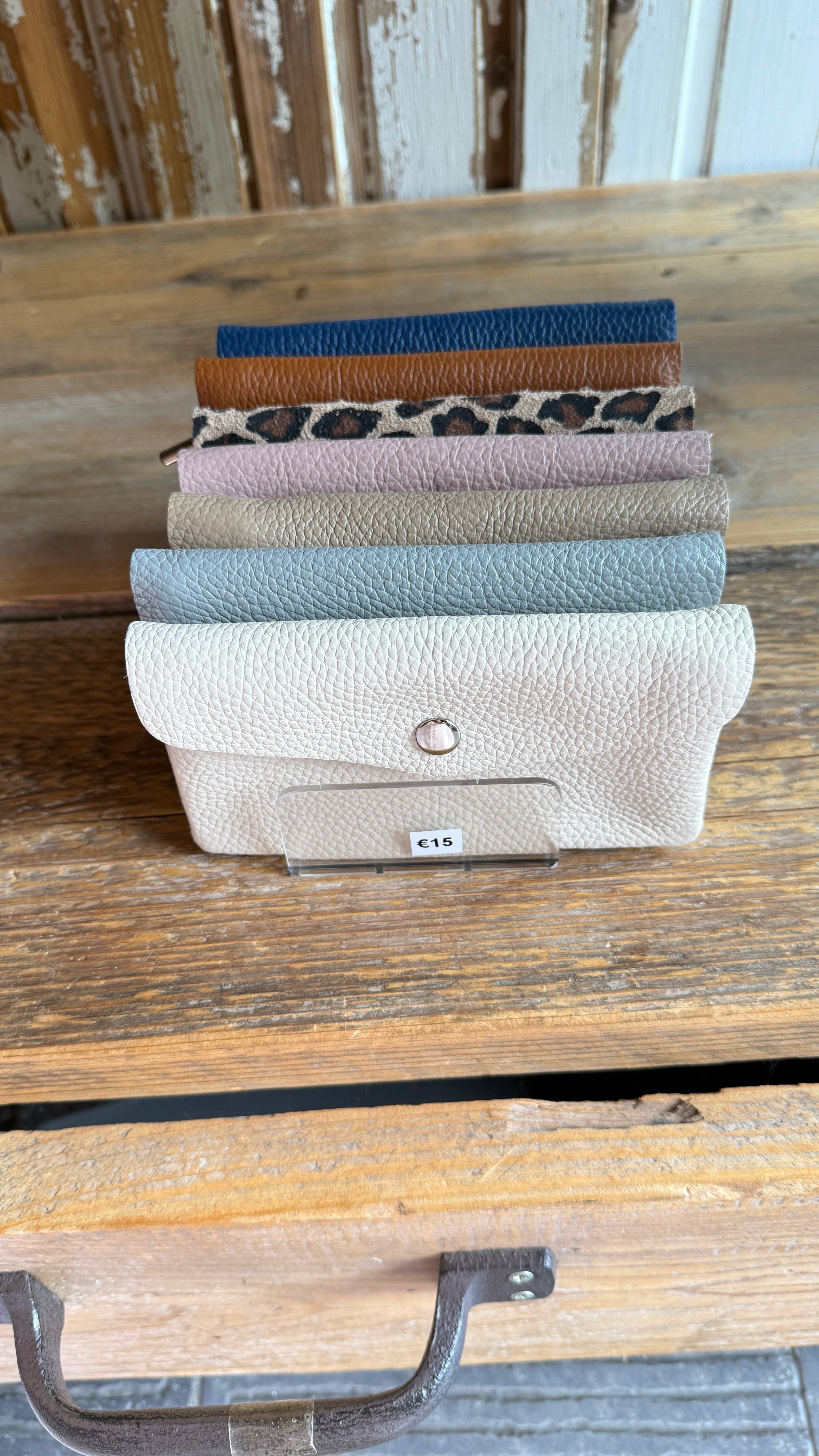 Portemonnee/ leder/ PETE