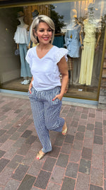 Afbeelding in Gallery-weergave laden, Broek/ streep/ blauw/ GUSTA
