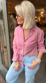 Afbeelding in Gallery-weergave laden, Hemd/ ruit/ rood/ DELPHI
