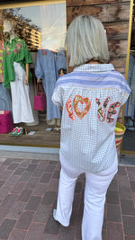 Afbeelding in Gallery-weergave laden, Hemd patchwork/LOVE

