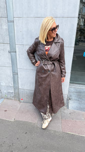 Mantel lederlook/ LILLY