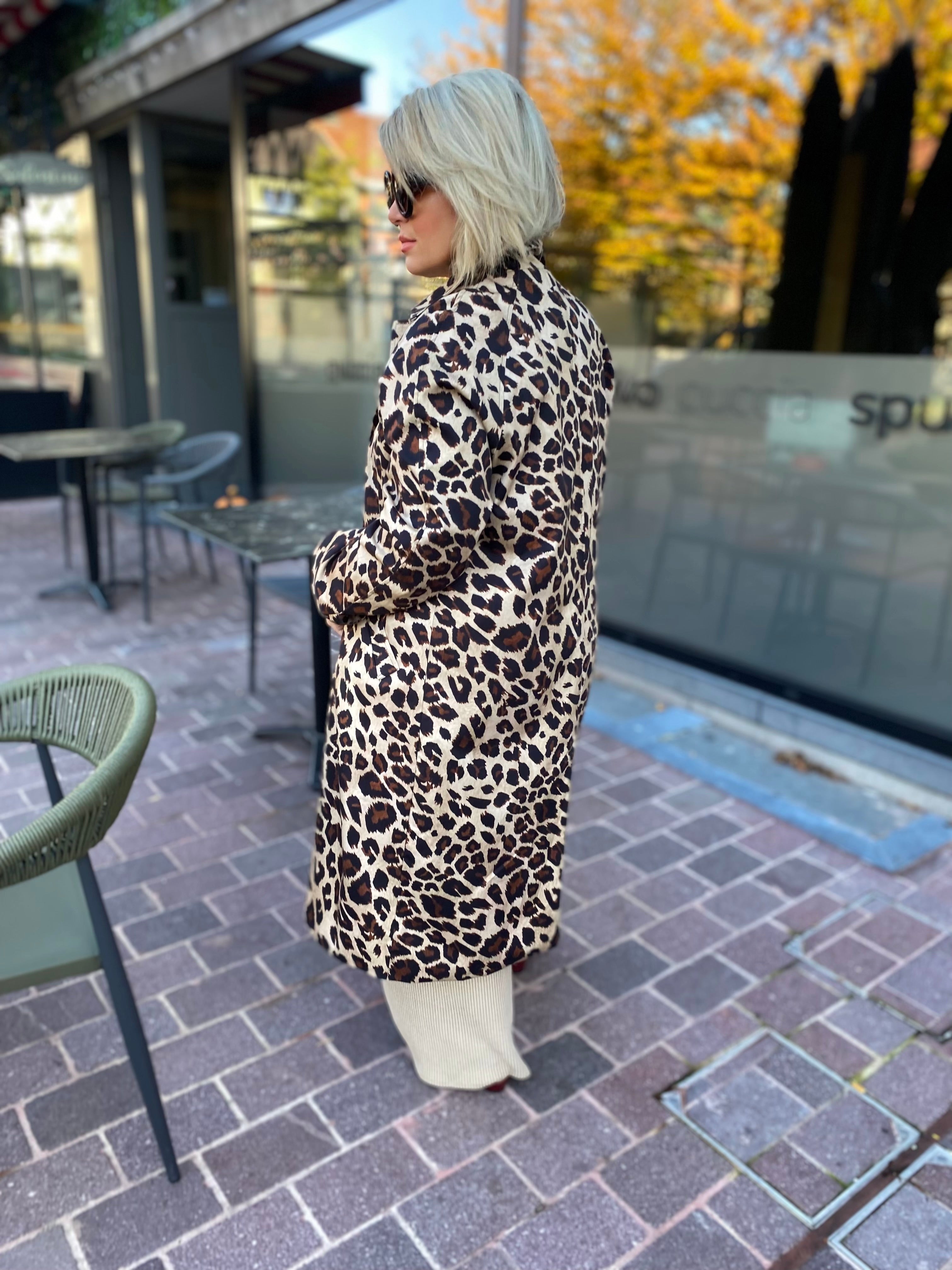 Trenchcoat/ regenjas  leopard SANDRINE