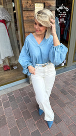 Afbeelding in Gallery-weergave laden, Blouse/ ballonmouw/ PIEN
