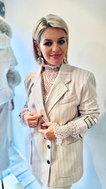 Afbeelding in Gallery-weergave laden, Blouse polkadot/ crème/JOAN.
