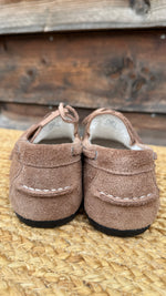 Afbeelding in Gallery-weergave laden, Suède bootschoen/camel/POPPY
