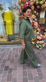 Afbeelding in Gallery-weergave laden, Broek/ groen/LAO/BLACK ROSE

