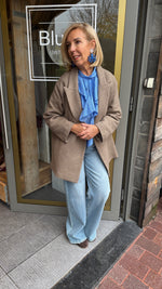 Afbeelding in Gallery-weergave laden, Blazer/ taupe/ ESTELLE
