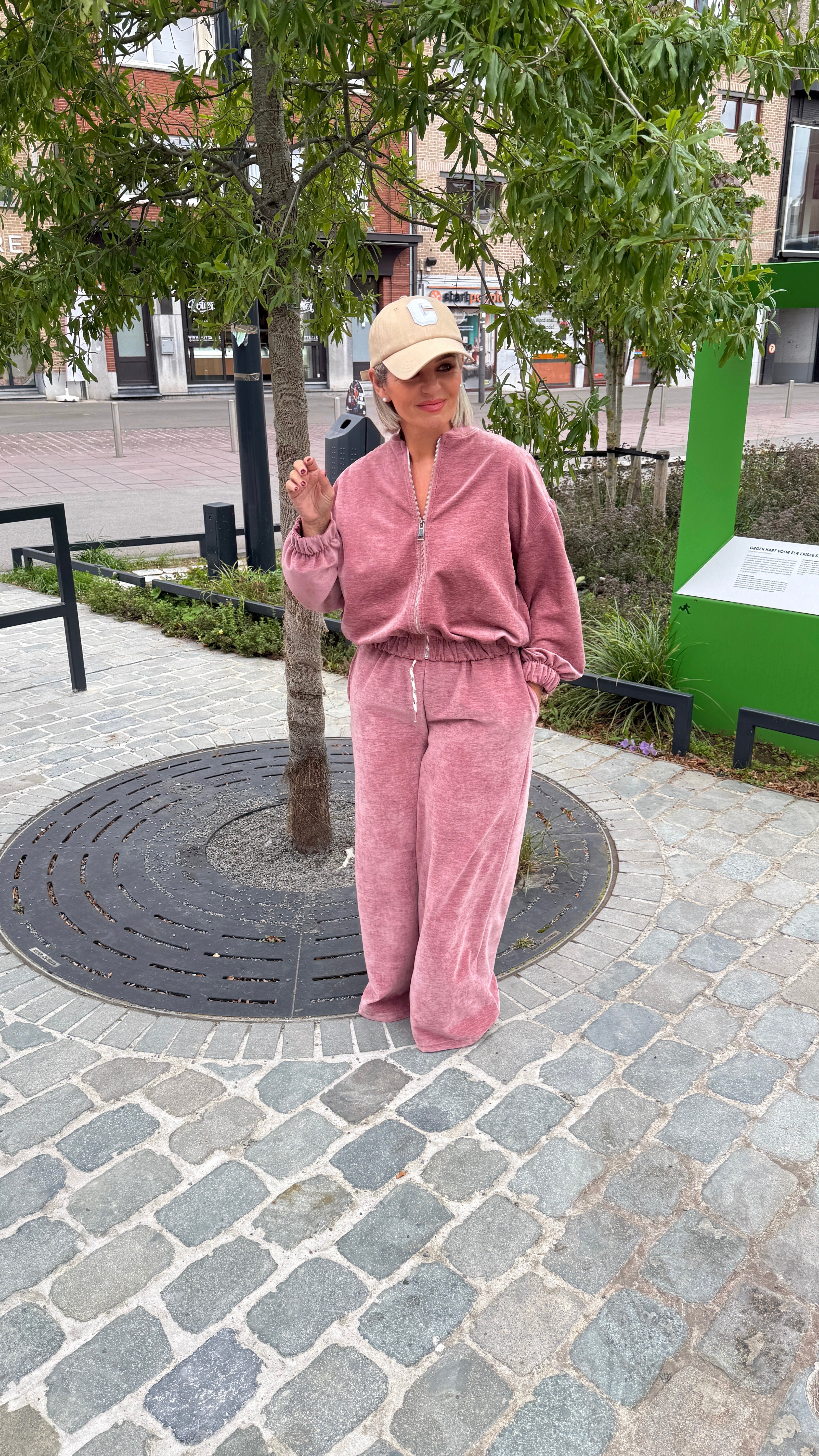 Broek/ oud roze/ TESS