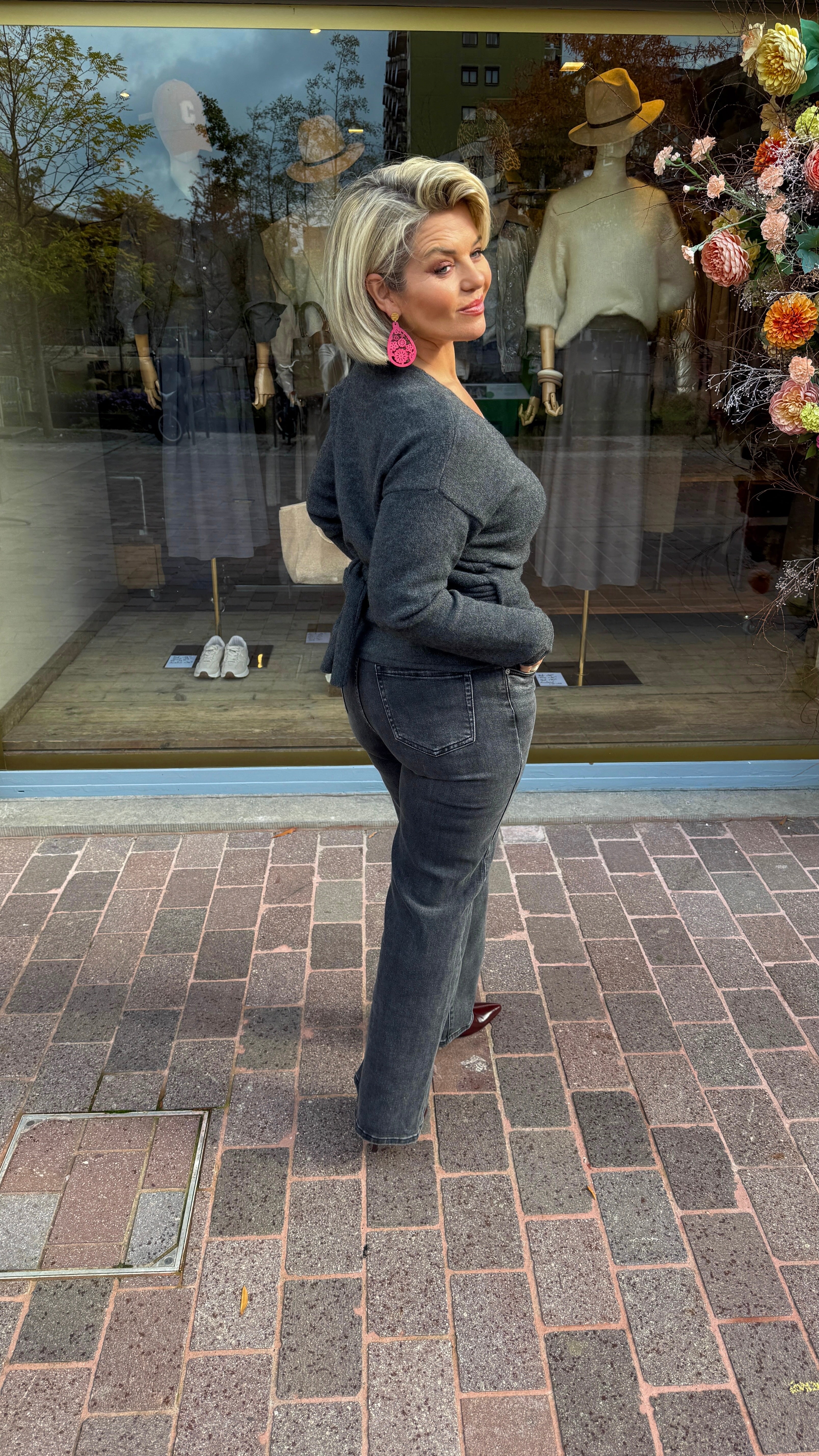 Jeans/ grijs/ BERNADETTE