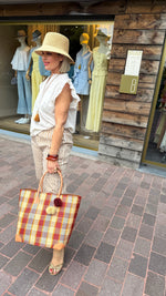 Afbeelding in Gallery-weergave laden, Broek/streep/camel/GUSTA
